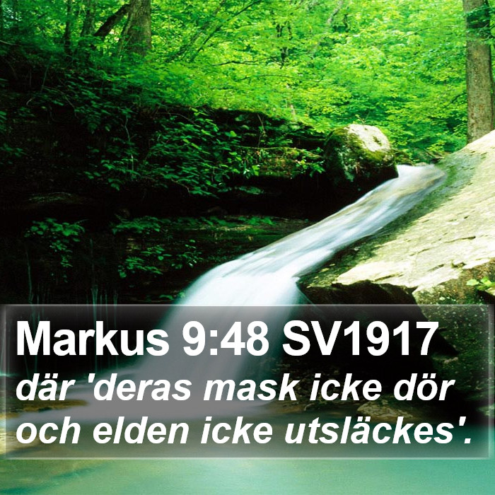 Markus 9:48 SV1917 Bible Study