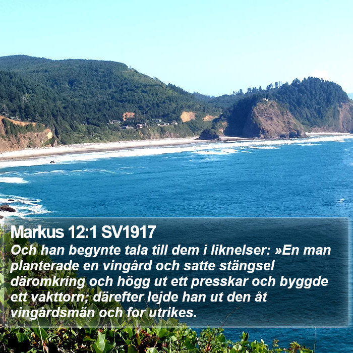 Markus 12:1 SV1917 Bible Study