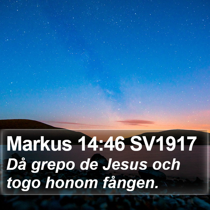 Markus 14:46 SV1917 Bible Study