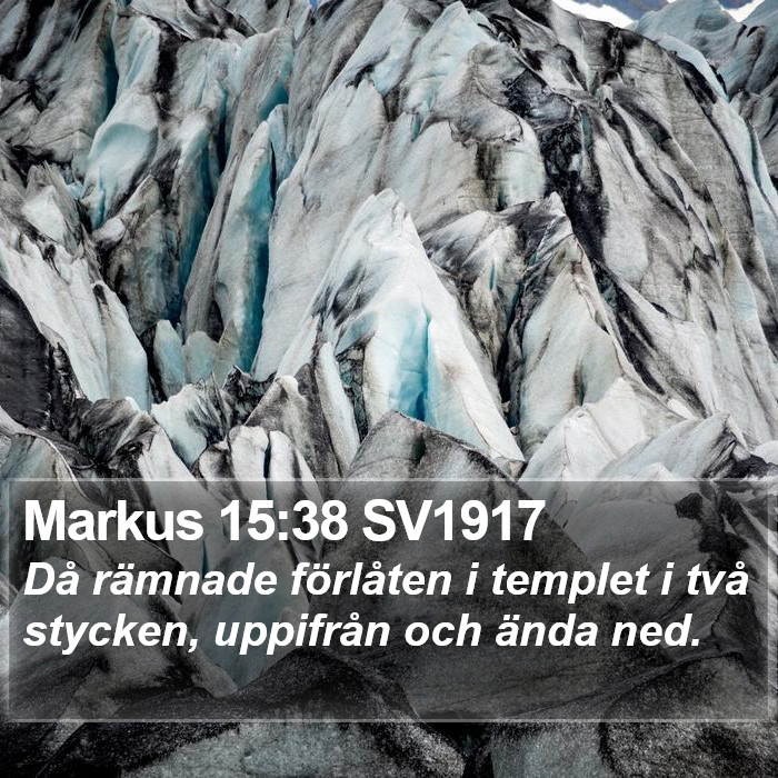 Markus 15:38 SV1917 Bible Study