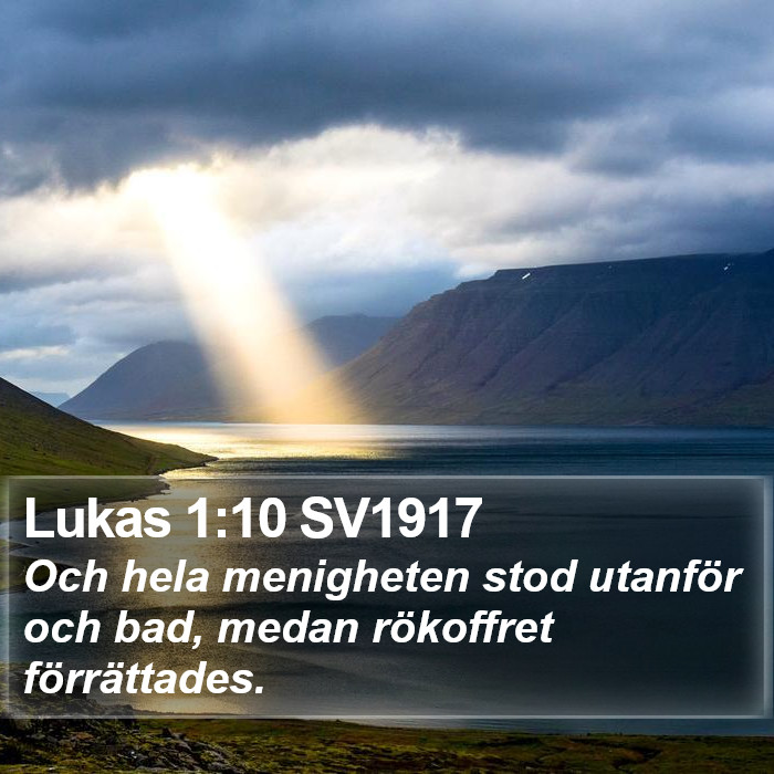 Lukas 1:10 SV1917 Bible Study