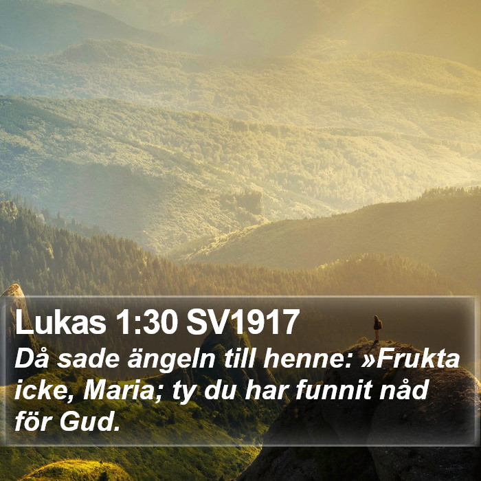 Lukas 1:30 SV1917 Bible Study