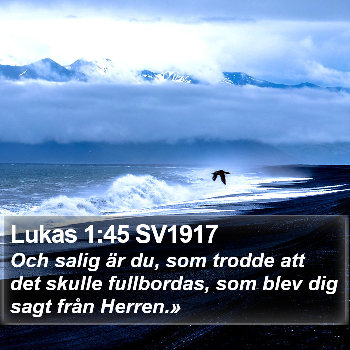 Lukas 1:45 SV1917 Bible Study