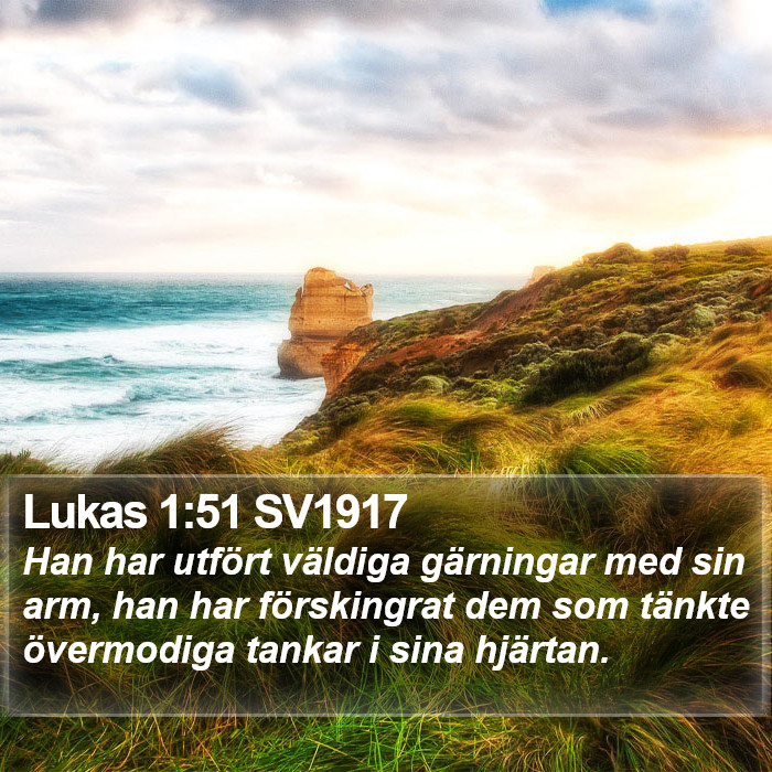 Lukas 1:51 SV1917 Bible Study