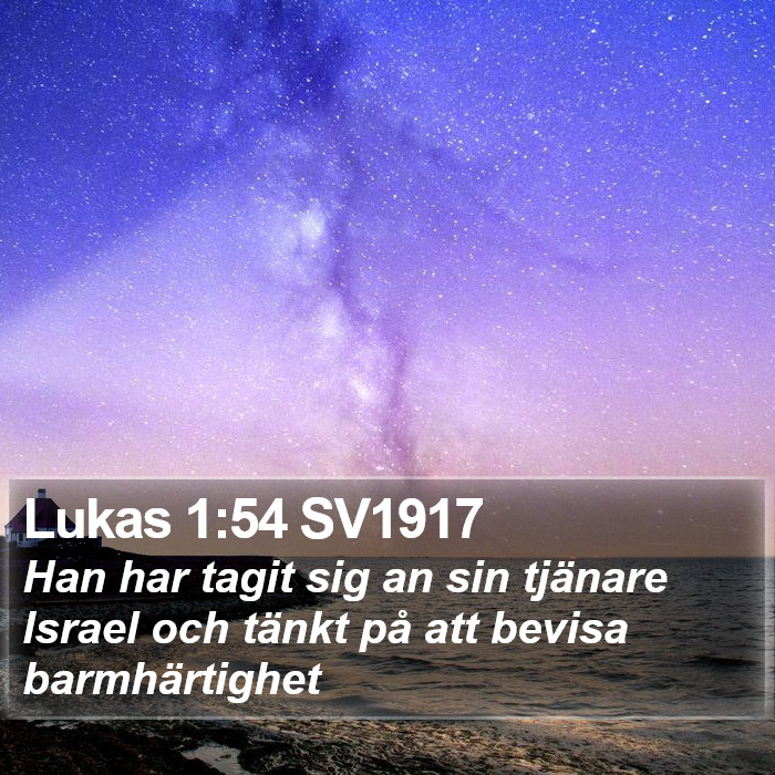 Lukas 1:54 SV1917 Bible Study