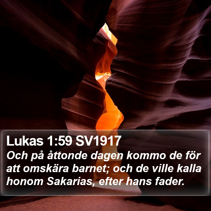 Lukas 1:59 SV1917 Bible Study