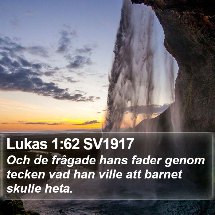 Lukas 1:62 SV1917 Bible Study