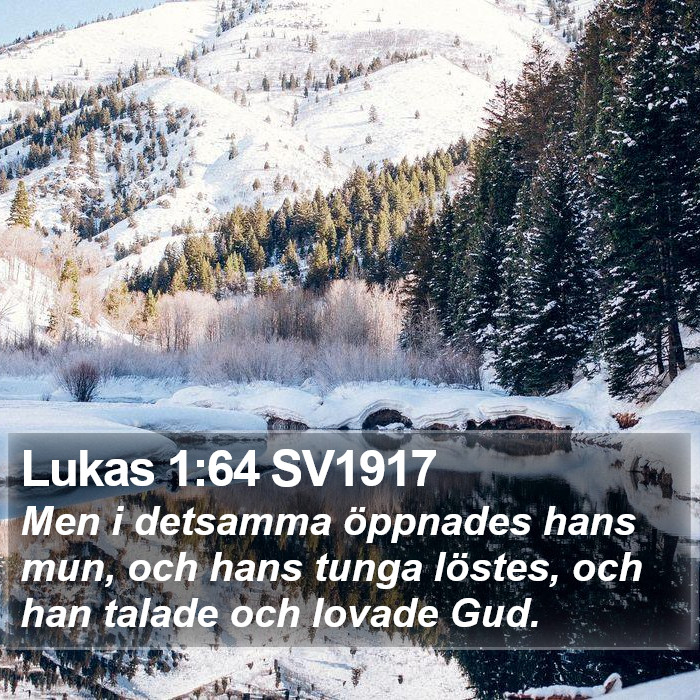 Lukas 1:64 SV1917 Bible Study