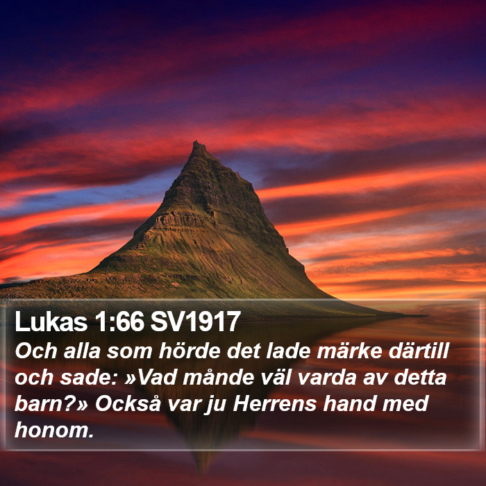 Lukas 1:66 SV1917 Bible Study