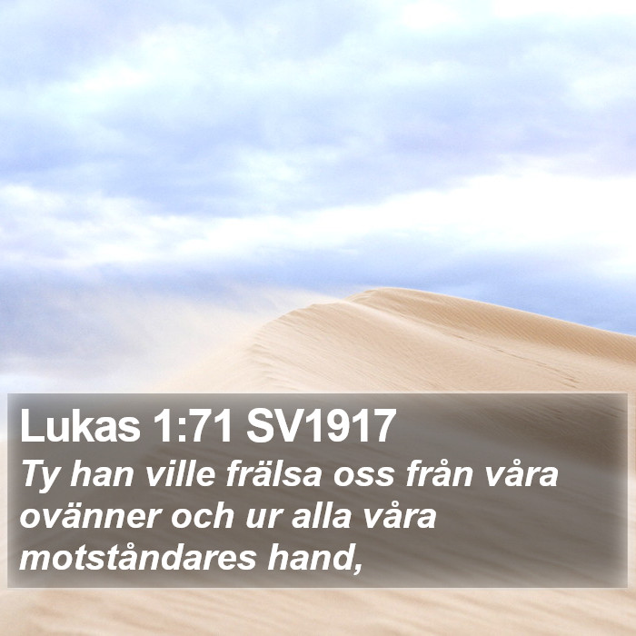 Lukas 1:71 SV1917 Bible Study