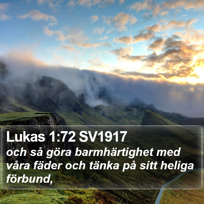 Lukas 1:72 SV1917 Bible Study