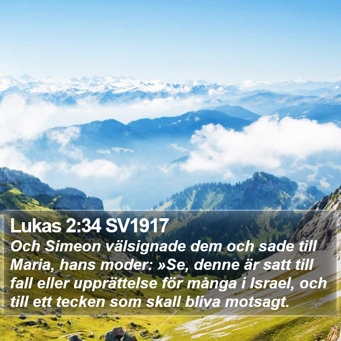 Lukas 2:34 SV1917 Bible Study
