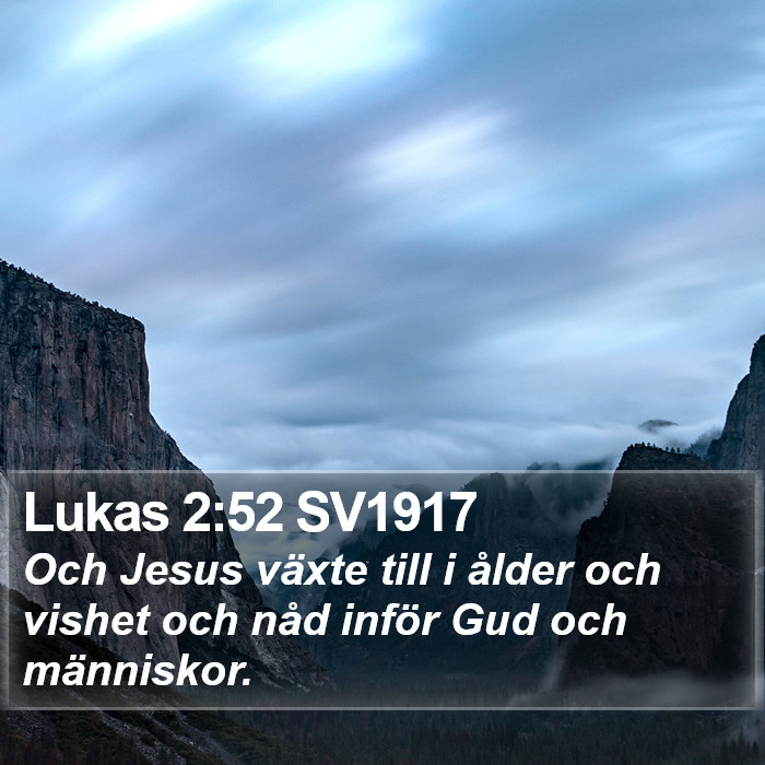 Lukas 2:52 SV1917 Bible Study