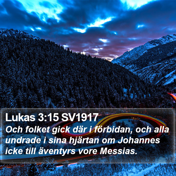 Lukas 3:15 SV1917 Bible Study