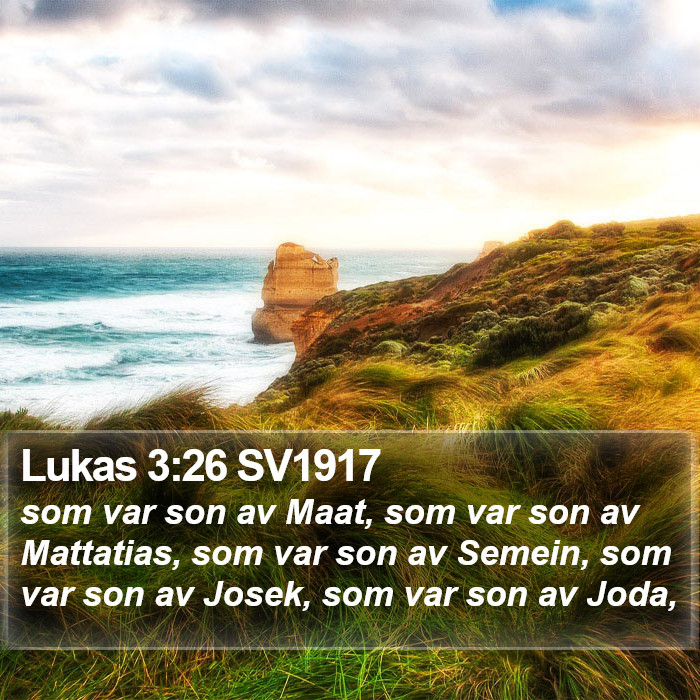 Lukas 3:26 SV1917 Bible Study