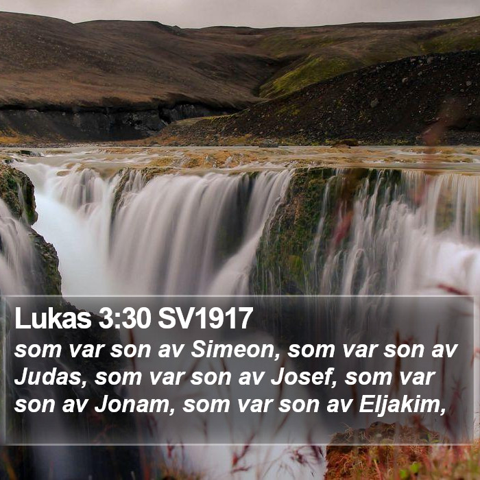 Lukas 3:30 SV1917 Bible Study