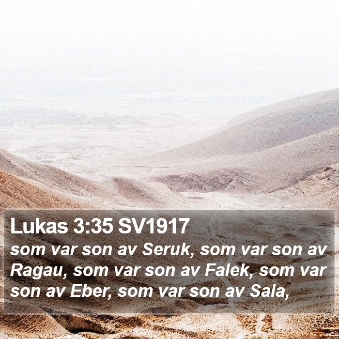 Lukas 3:35 SV1917 Bible Study