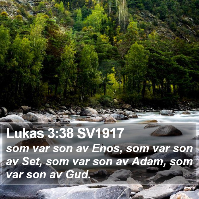 Lukas 3:38 SV1917 Bible Study