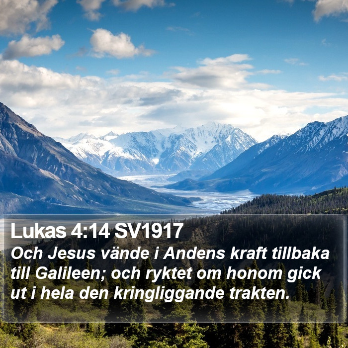 Lukas 4:14 SV1917 Bible Study