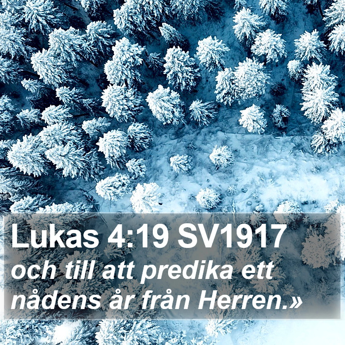 Lukas 4:19 SV1917 Bible Study