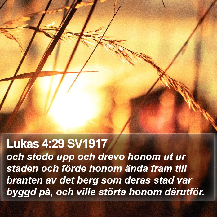 Lukas 4:29 SV1917 Bible Study