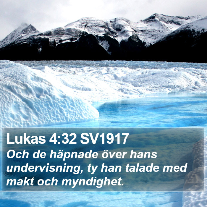 Lukas 4:32 SV1917 Bible Study