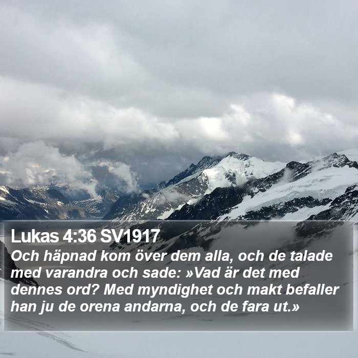 Lukas 4:36 SV1917 Bible Study