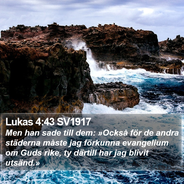 Lukas 4:43 SV1917 Bible Study