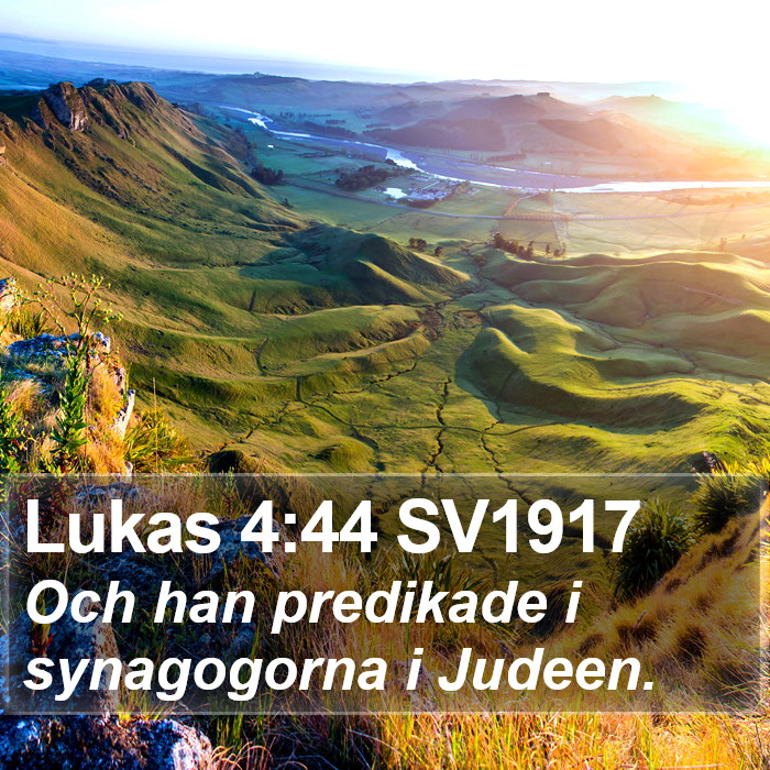 Lukas 4:44 SV1917 Bible Study