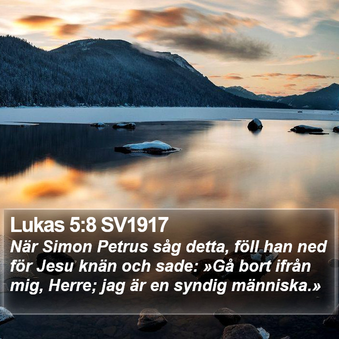 Lukas 5:8 SV1917 Bible Study