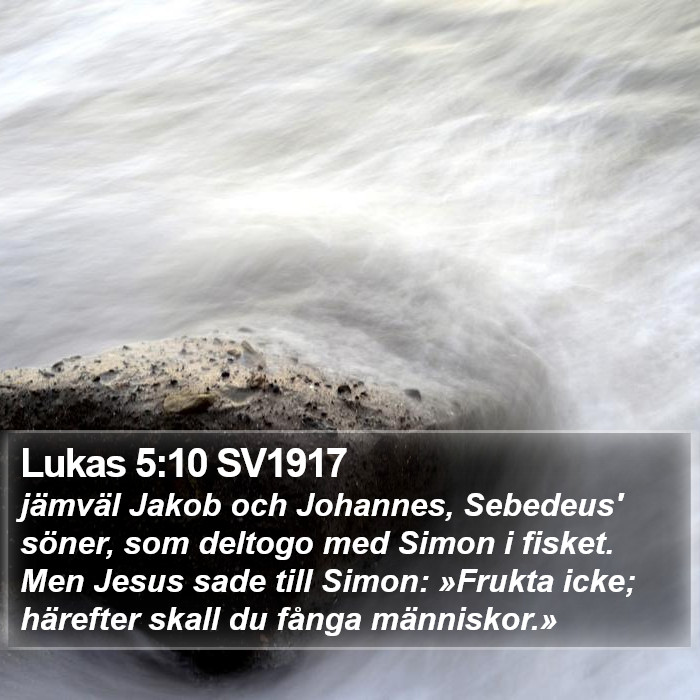 Lukas 5:10 SV1917 Bible Study