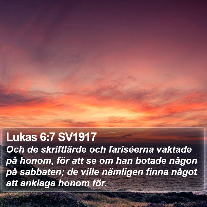 Lukas 6:7 SV1917 Bible Study