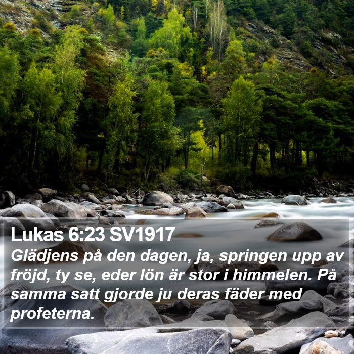 Lukas 6:23 SV1917 Bible Study