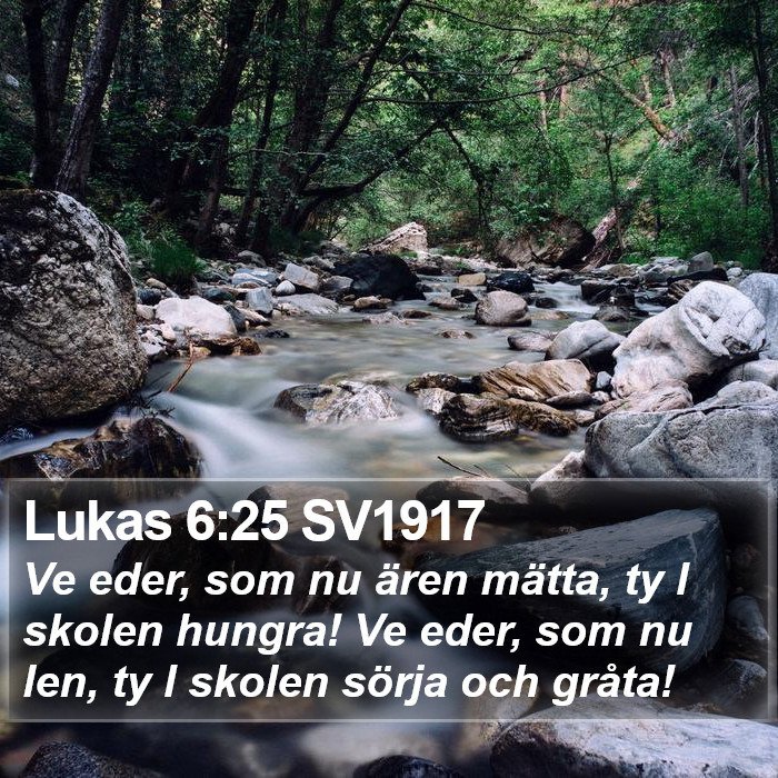 Lukas 6:25 SV1917 Bible Study