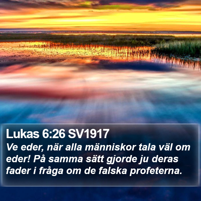 Lukas 6:26 SV1917 Bible Study