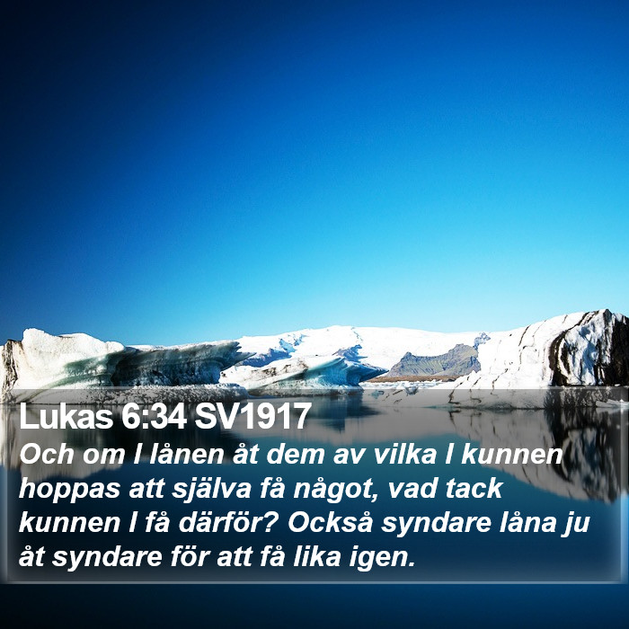 Lukas 6:34 SV1917 Bible Study