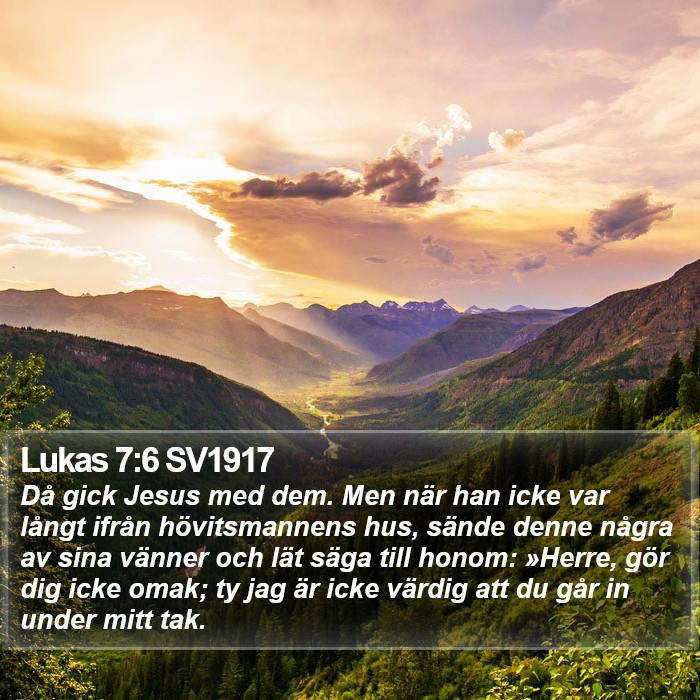 Lukas 7:6 SV1917 Bible Study