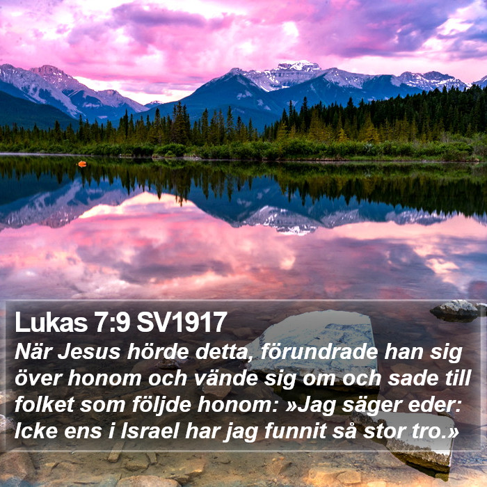 Lukas 7:9 SV1917 Bible Study