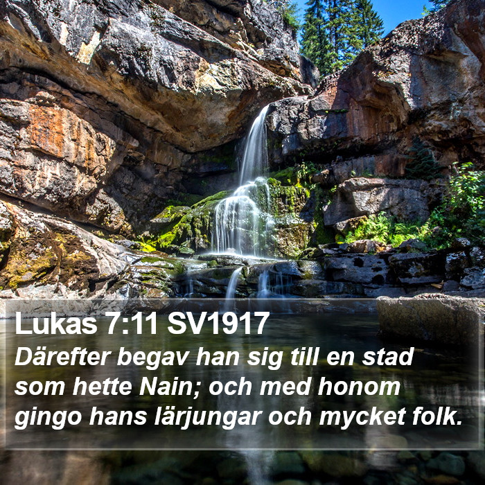 Lukas 7:11 SV1917 Bible Study