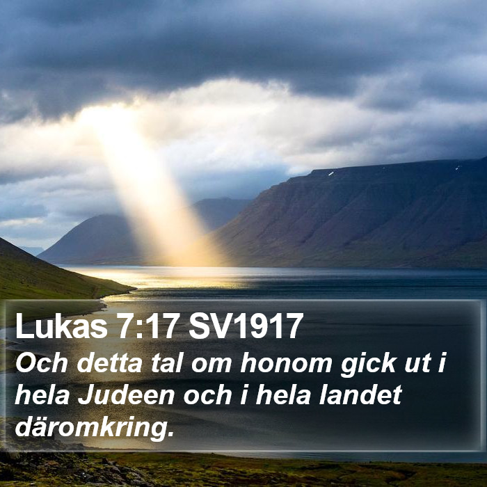 Lukas 7:17 SV1917 Bible Study