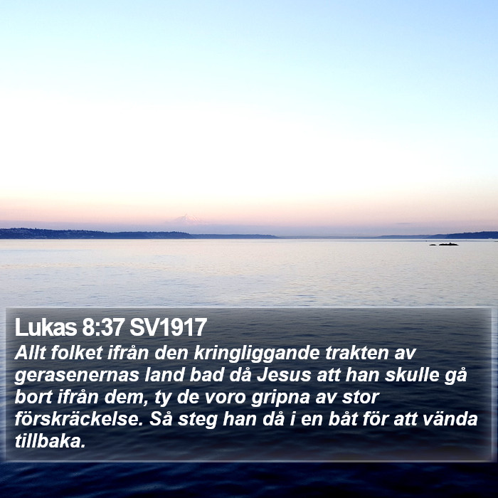 Lukas 8:37 SV1917 Bible Study