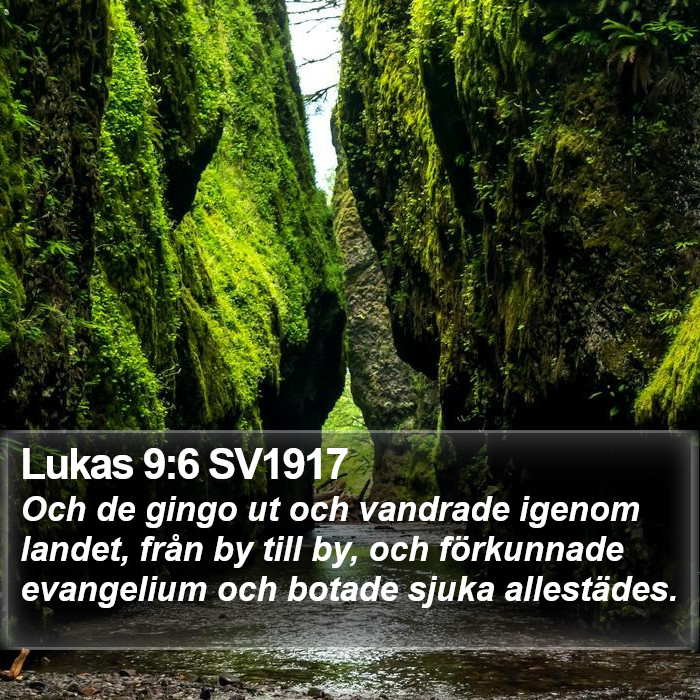 Lukas 9:6 SV1917 Bible Study