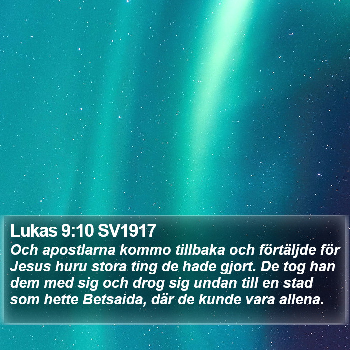 Lukas 9:10 SV1917 Bible Study