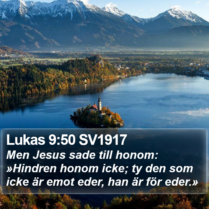 Lukas 9:50 SV1917 Bible Study