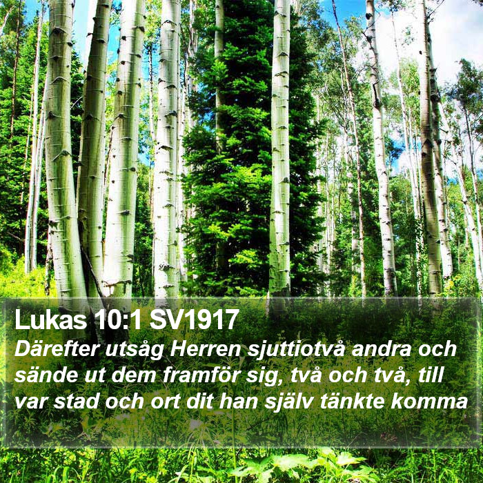 Lukas 10:1 SV1917 Bible Study