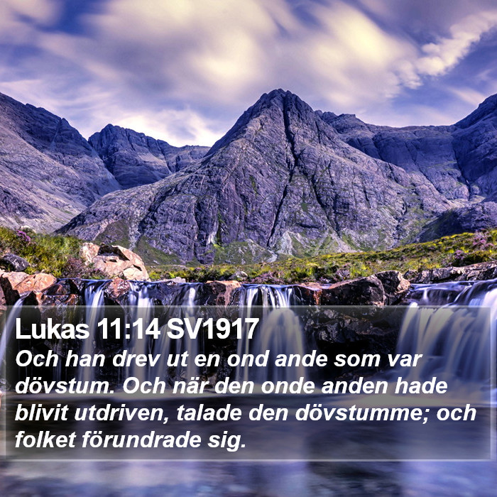 Lukas 11:14 SV1917 Bible Study