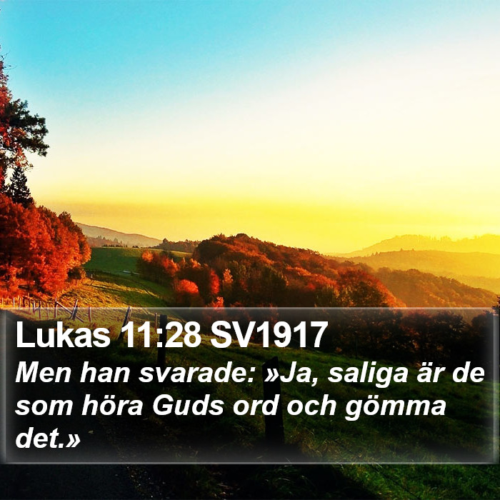 Lukas 11:28 SV1917 Bible Study