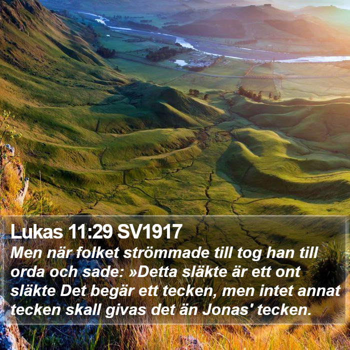 Lukas 11:29 SV1917 Bible Study