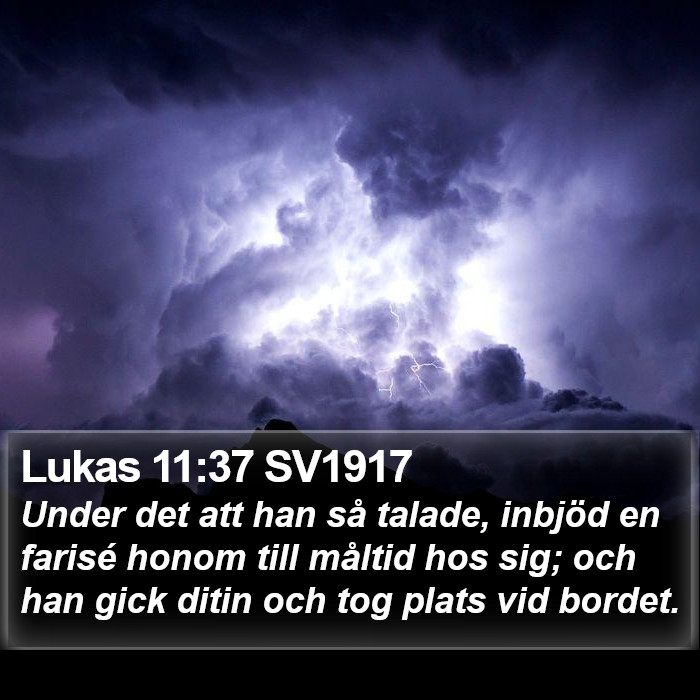 Lukas 11:37 SV1917 Bible Study