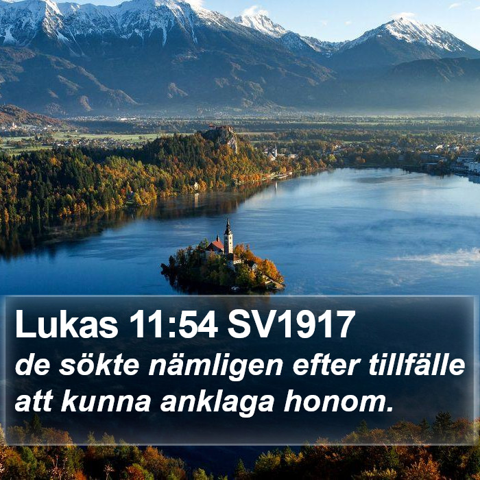 Lukas 11:54 SV1917 Bible Study